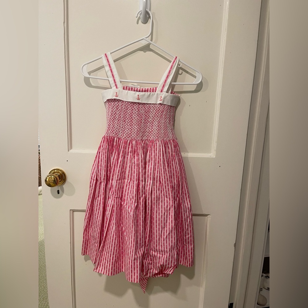 Pink Striped Kids Dress